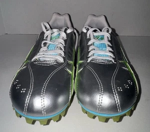 ASICS HYPER ROCKET GIRL SP DAMENGRÖSSE 9,5 SILBER GRÜN BLAU HERVORRAGENDER ZUSTAND - Bild 1 von 7