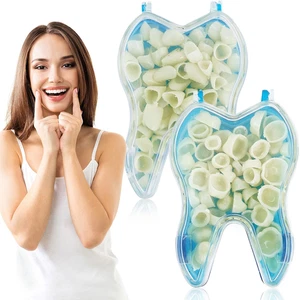 100 Pezzi Corona Dentale, Corona Temporanea, Protesi Provvisorie, Faccette Denta - Foto 1 di 12