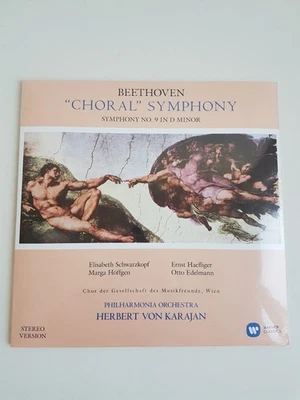 Double Vinyle Neuf Beethoven Choral Symphony 9 In D Minor Herbert Von Karajan - Photo 1/4