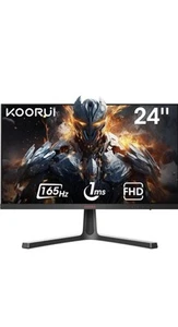 KOORUI 24E4 24-Inch FHD Gaming Monitor – 165Hz Refresh Rate, 1ms Response Time - Afbeelding 1 van 6