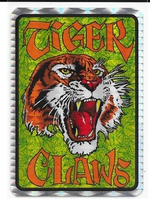 Pegatina de prisma vintage de garras de tigre de los años 80 y 90 sin usar NUEVA RARA - Imagen 1 de 1