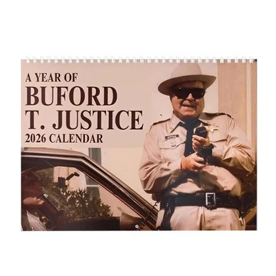 Sheriff Buford T. Justice Wall Calendar 2026, Smokey and The Bandit Calendar