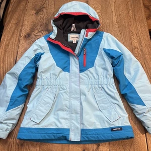 Lands' End Winter Coat The Squall Girls Size 14 Blue, Wind and Water Proof - Picture 1 of 11