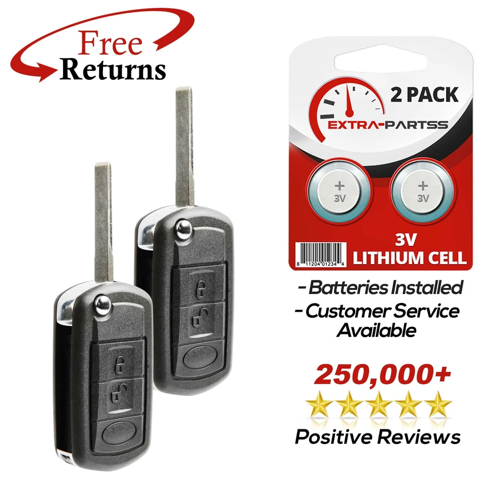 2 For 2005 2006 2007 2008 2009 2010 Land Rover Range Rover Discovery Remote Fob — 第 1/4 张图片