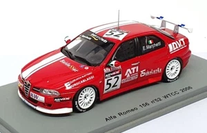 Spark 1/43 Scale S0489 - Alfa Romeo 156 #52 WTCC 2006 E. Marchetti - Red - Picture 1 of 5