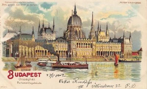 Hungary - BUDAPEST - Országház - LITORAFIA - Picture 1 of 2