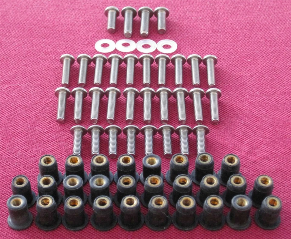 DUCATI 900 Supersport Carenado, Pantalla, Kit Tornillos Acero Inoxidable - 1999-2003 - 8 Foto 1 de 1