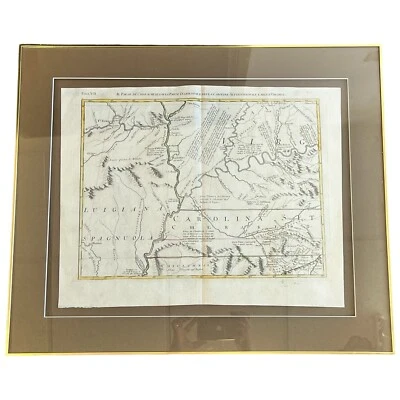 1778 Antonio Zatta Colonial America Virginia Carolina del Norte Cherokee Harrods Certificado de Autenticidad Foto 1 de 4