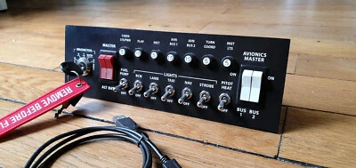 Panneau de commutation Cessna 172 avec interrupteur d'allumage pour simulateur d - Photo 1/4