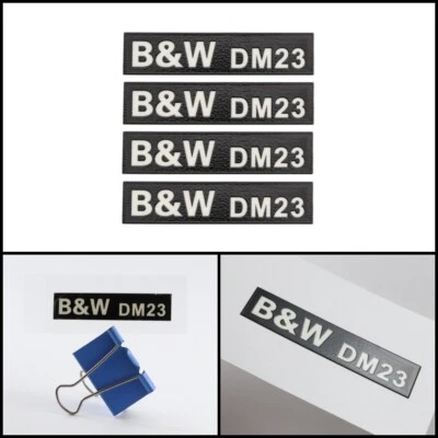 B&W DM23 Bowers Wilkins logotipo insignia calcomanía calcomanía 64 mm (2,51") X 14 mm (0,55") Foto 1 de 4