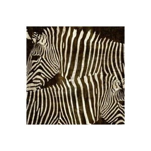 Impresión sobre lienzo sobre papel póster o imagen Davison Darren Zebras - Imagen 1 de 2