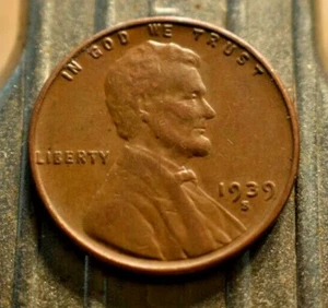1939-S Lincoln Wheat Cent 1c. (#8719) - Picture 1 of 2