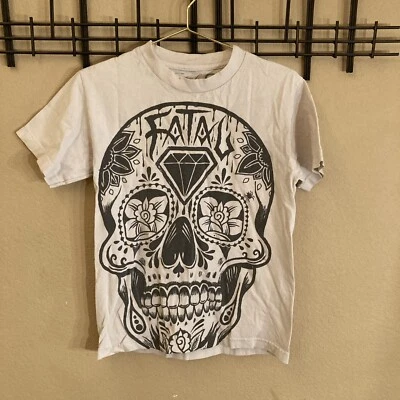 Fatal Clothing Co Para hombres Blanco Calavera Orgullo Calaveras Tatuajes Día de Muertos Gráfico S Foto 1 de 4