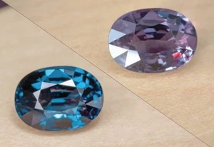 8.00 Cts Natural Color Change Alexandrite Oval Certified Treated Gemstone k267 - Picture 1 of 6