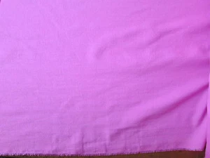 Vintage 100% Cotton Fabric Pink Broadcloth Material 57"W BTY By The Yard - Picture 1 of 6