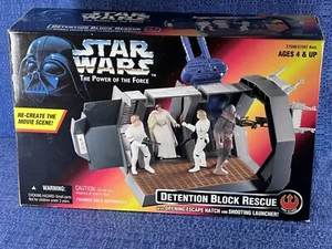 Star Wars: Bloque de Detención Rescate El Poder de la Fuerza 1996 Kenner - Sellado - Imagen 1 de 13