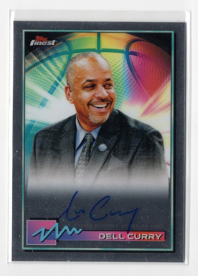 2021 TOPPS FINEST DELL CURRY AUTO - Image 1 of 1