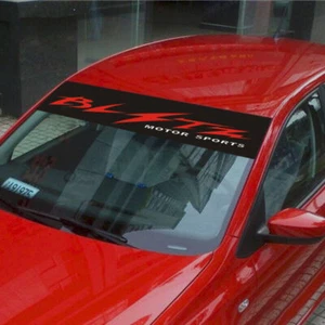 BLITZ Car Front Windshield Decal Vinyl Sticker Weatherproof Remove Universal Fit - Picture 1 of 4