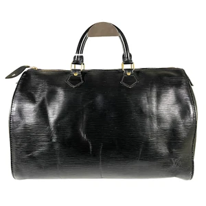 Louis Vuitton Epi Speedy 35 M42992 black Hand Bag Authentic - Picture 1 of 23