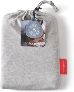 bbhugme Nursing Pillow Cover - Cotton Jersey Fabric - Standard, Grey Melange  - Picture 1 of 6