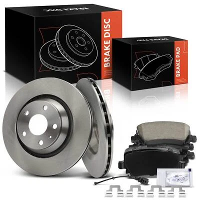 6x Rotor de freno de disco y pastillas de freno de cerámica para Audi TT Quattro 2008-2009 3,2 L trasero Foto 1 de 4