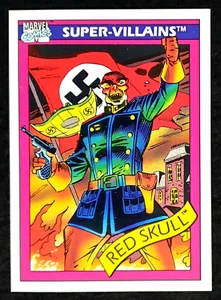 Tarjeta coleccionable Red Skull 1990 Impel Marvel Universe Series 1 Super-Villains #81! - Imagen 1 de 6