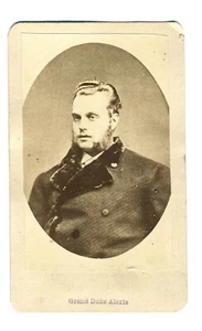 CDV – 	GRAND DUKE ALEXIS - CA 1872 HUNTING WITH BUFFALO BILL - Picture 1 of 2