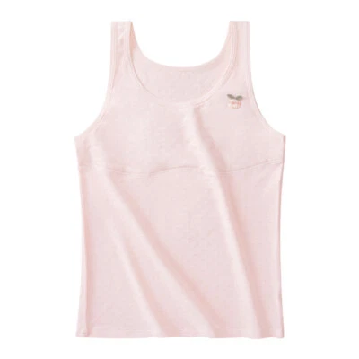 Girl Sleeveless Tank Top Stretch Undershirts Camisole Teenage Puberty Bra - Image 1 of 4