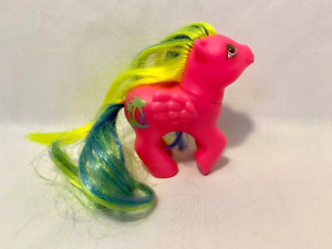 MLP MY LITTLE PONY G1 TROPICAL PARADISE PONY BABY PALM TREE 1987 PEGASUS PINK