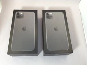 2 Genuine iPhone 11 Pro Max 64 GB EMPTY BOXES - Photo 1 sur 4