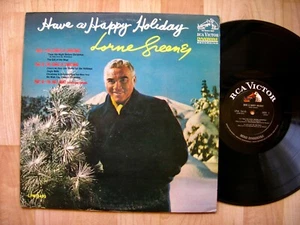 LORNE GREENE have a Happy Holiday RCA LPM 3410 orig 1965 promo NM - Picture 1 of 2