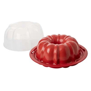 Nordic Ware Set 12 Tazze Formate Originale Alluminio Antiaderente Bundt + Cake Keeper - Foto 1 di 1