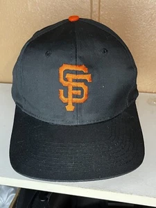 Vintage San Francisco Giants MLB Snap Back Mütze schwarz und orange - Bild 1 von 8