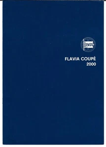 Lancia Flavia Coupe 2000 1969 Export Markets Launch Press Brochure In English - Picture 1 of 2