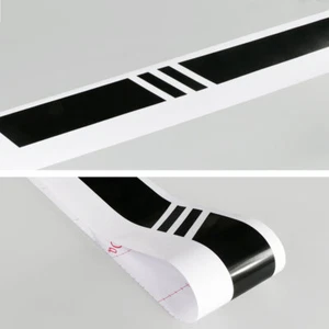 2x Stripe Style Side Stripes Car Body Sticker Decal Wrap Vinyl Film Accessories - Bild 1 von 10