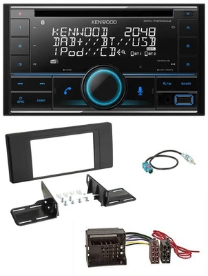 Kenwood CD 2DIN DAB USB MP3 Bluetooth Autoradio für Land Rover Range Rover Vogue - Bild 1 von 4