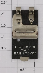 Colber 23 Vintage O and 2 Rail Standard Gauge Fahnestock Universal Track Lockon - Picture 1 of 2