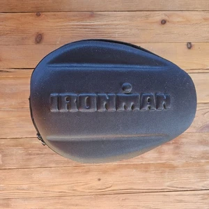 Ironman Triathlon Cycling Helmet Carrying Protective Case Black Logo - Picture 1 of 13