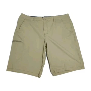 Weatherproof Vintage Men Trail Shorts 38 Straight Fit Zip Pockets Mid Rise Beige - Picture 1 of 10