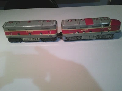 Marx Monon Diesel Set Tinplate Hooiser Line Clean - Image 1 of 4