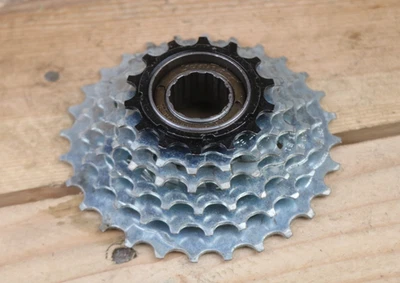 Sunrace 6 Speed Freewheel 14/28t BSC Vintage Retro Steel Road Racing City Bike - Image 1 of 4