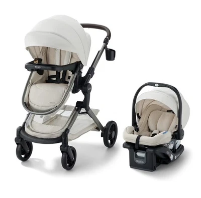 Sistema de Viaje Graco Modes Nest Color Almendra Suave Nuevo En Caja Foto 1 de 2