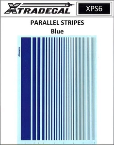 Xtra Decals BLUE STRIPES Parallel Stripes - Picture 1 of 2