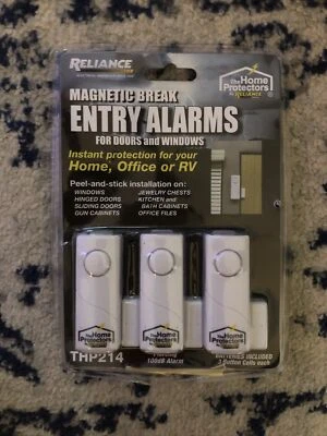 Reliance Controls THP214 Home Protectors Three Pack Magnetic Break Entry Alarm - Image 1 of 2