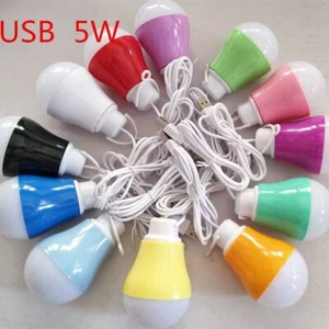 Tent Reading Camping Lamp USB LED Bulb Energy Saving Light Lighting Bulbs - Picture 1 of 12
