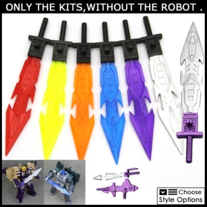 Big Sword Upgrade Kit For Legacy United Overcharge / Blitzwing Weapon 5mm handle - Picture 1 of 21