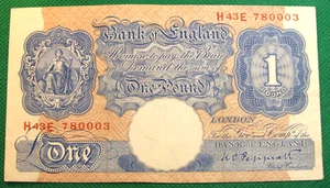 1940 Bank of England - 1 Pound WWII UNC  S656 - Picture 1 of 2