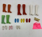 Vintage Barbie Like Hong Kong Shoe, Heel, Boot Lot 22 Pieces Multicolor