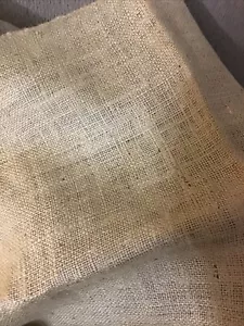 110” Long X 36” Wide Burlap Fabric Natural Multipurposes Craft cloth New - Picture 1 of 15