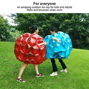 Inflatable Bumper Ball 23.6inch Foldable Portable Body Bubble Ball for Family - Picture 1 of 12